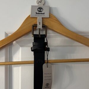 Timberland Women's Black Leather Belt